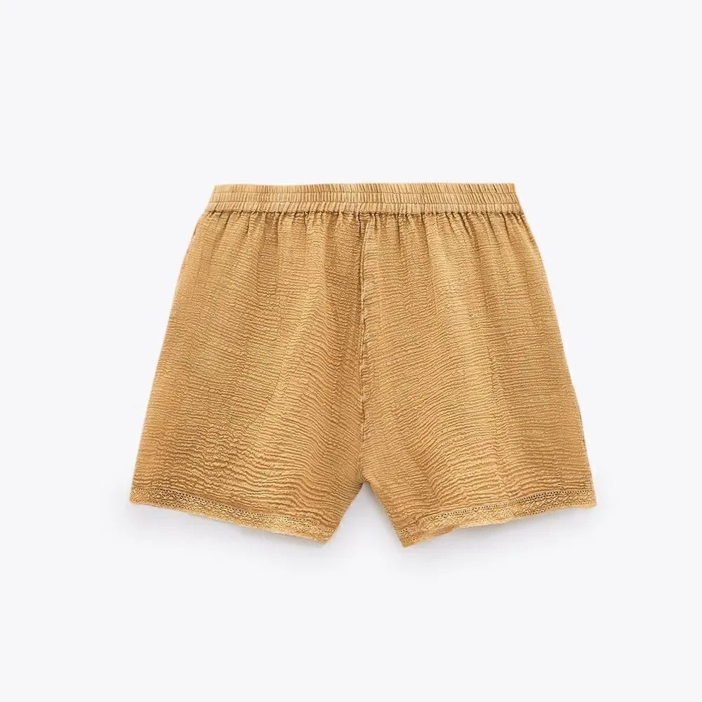 ZARA BOHO RUFFLED TOP AND COMFORT SHORTS - Picture 2 of 6